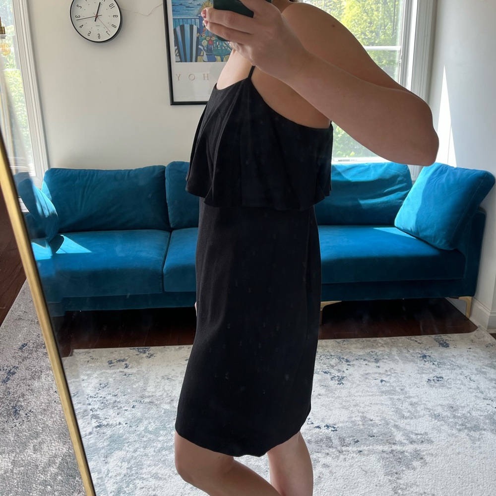 J. Crew mini black dress